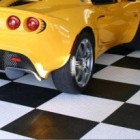 checkerboard floor paint